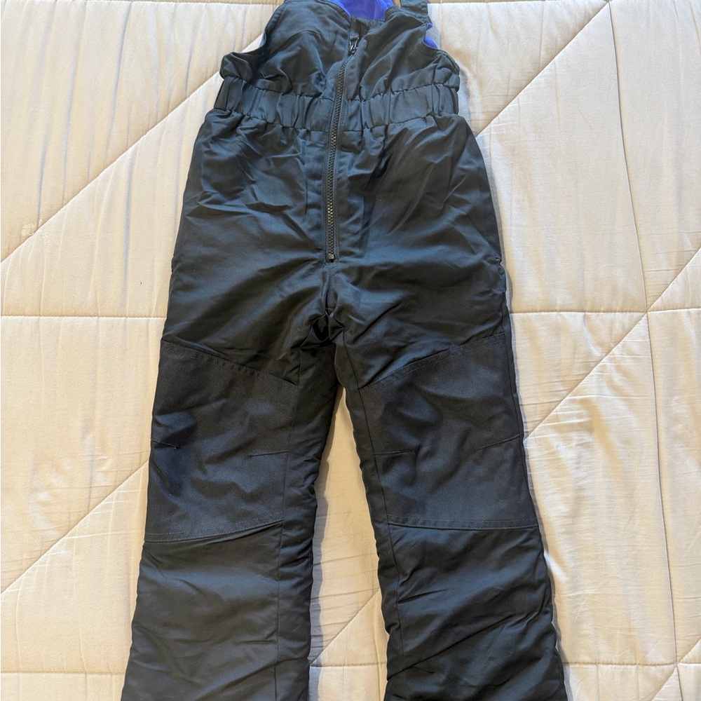 Kids Black Snow Bib